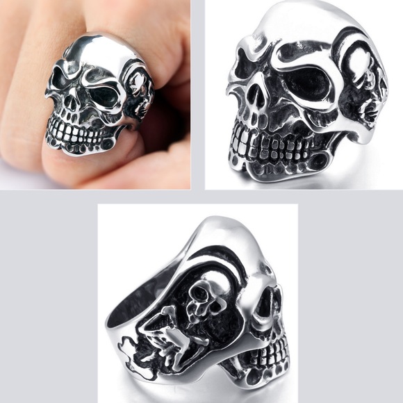 Cool Stainless Steel Skull Ring! - Picture 7 of 14